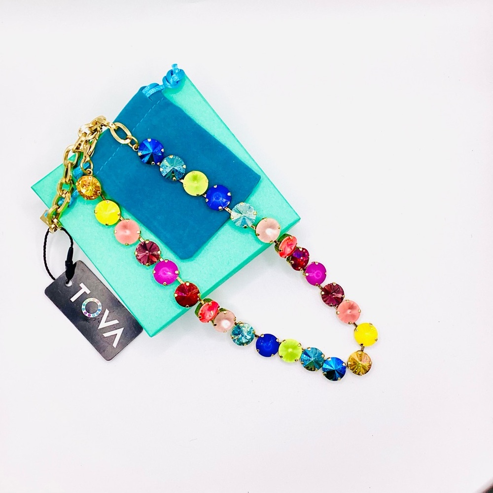 NWT TOVA SOFIA NECKLACE IN CANDY CRUSH - Picture 6 of 12